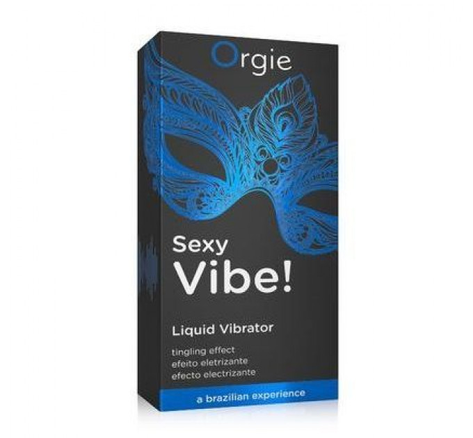 Жидкий вибратор "SEXY VIBE", 15 мл Интенсивность вибрации: средняя для чувствительных Orgie