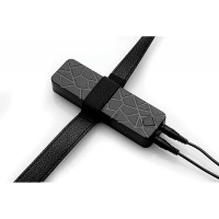 Подвійний страпон з вібро Power Pegger Double Strap-On, чорний