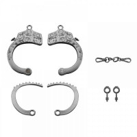 Наручники Розбірні Premium Metal Roomfun, Diamond
