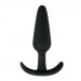 Анальна пробка Buttplug чорна, L