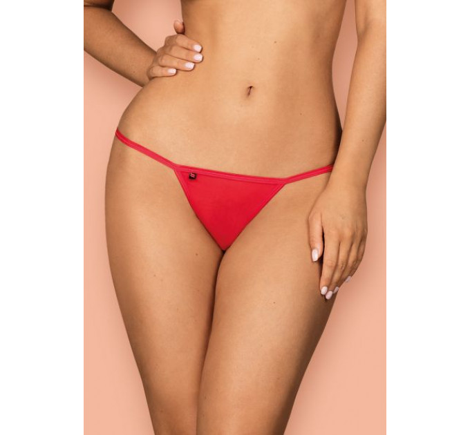 Стринги Obsessive Giftella thong red S/M