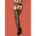 Чулки с поясом Obsessive S232 S/M/L Nero