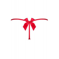 Стринги Obsessive Giftella thong red S/M