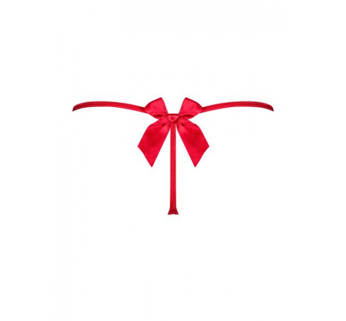 Стринги Obsessive Giftella thong red S/M