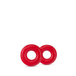 Набір ерекційних кілець STAY HARD Donut RINGS OVERSIZED RED