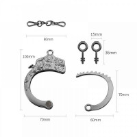 Наручники Розбірні Premium Metal Roomfun, Diamond