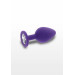 Анальна пробка з кристалом Toy Joy Diamond Booty Jewel, фіолетовий, Large