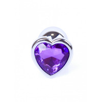 Анальна пробка S з фіолетовим каменем Jewellery