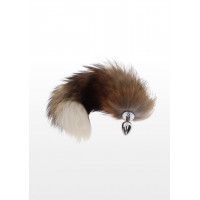Анальный хвост с металлической пробкой Foxtail Buttplug TABOOM
