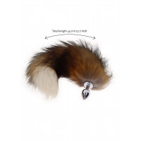 Анальный хвост с металлической пробкой Foxtail Buttplug TABOOM