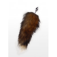 Анальный хвост с металлической пробкой Foxtail Buttplug TABOOM