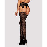 Панчохи з поясом Obsessive Garter stockings S817 S/M/L