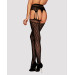 Чулки с поясом Obsessive Garter stockings S817 S/M/L
