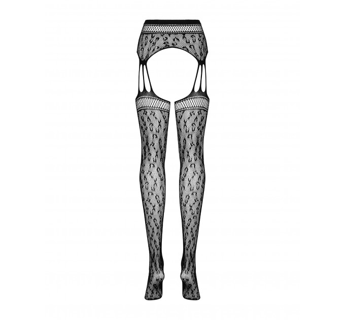 Чулки с поясом Obsessive Garter stockings S817 S/M/L
