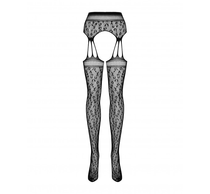 Чулки с поясом Obsessive Garter stockings S817 S/M/L