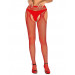 Колготки с открытым доступом и стразами Star Night красные XS-M