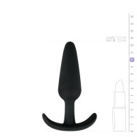 Анальная пробка EasyToys Buttplug черная, L