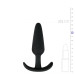 Анальна пробка Buttplug чорна, L