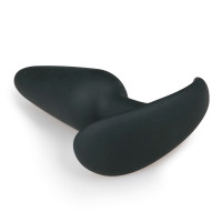 Анальная пробка EasyToys Buttplug черная, L