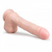 Фаллоимитатор Easytoys Realistic Dildo Flash 29,5 см., телесный