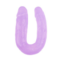 Фаллоимитатор двойной Chisa Hi-Rubber, фиолетовый