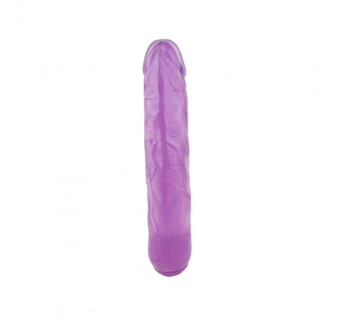 Фаллоимитатор двойной Chisa Hi-Rubber, фиолетовый