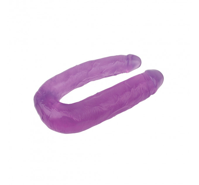 Фаллоимитатор двойной Chisa Hi-Rubber, фиолетовый