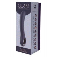 Гнучкий вібратор для точки G Dream Toys Glam Flexible G-Spot, синій