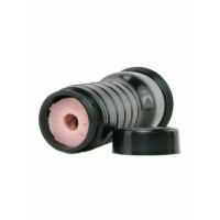 Мастурбатор у колбі Fleshlight Pink Lady Vortex, кібершкіра, тілесний