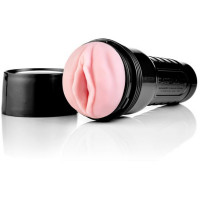 Мастурбатор у колбі Fleshlight Pink Lady Vortex, кібершкіра, тілесний