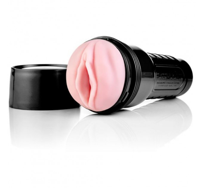 Мастурбатор в колбе Fleshlight Pink Lady Vortex, киберкожа, телесный