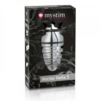 Металлическая анальная пробка Mystim Hector Helix S