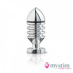 Металлическая анальная пробка Mystim Hector Helix S
