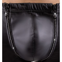 Боксери труси зі стразами по блискавці Sven Joy Ment Men's Pants, чорний, L