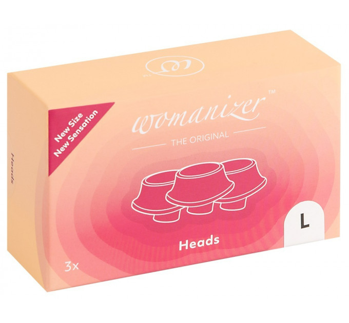 Змінні насадки Womanizer Premium, Eco, Classic, Liberty, Starlet 2, білий, розмір L