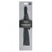 Плетка силіконова Easytoys Black Silicone Whip, 32 см