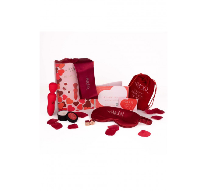 Подарунковий набір секс-девайсів ,, Магія кохання, Dream Toys AMOUR THE MAGIC OF LOVE червоний