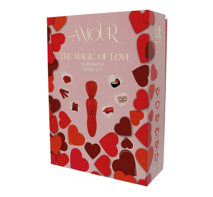 Подарунковий набір секс-девайсів ,, Магія кохання, Dream Toys AMOUR THE MAGIC OF LOVE червоний