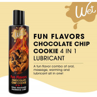 Їстівний лубрикант 4 в 1 WET Chocolate Chip Cookie зі смаком печива з шоколадною крихтою, 89 мл
