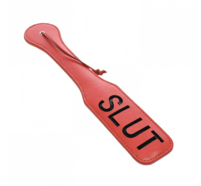 Шлепалка с надписью SLUT, красная, 31.5 см