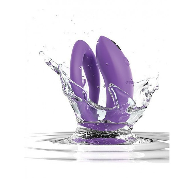 Смарт - Вибратор для пары WE-VIBE SYNC O LIGHT, фиолетовый