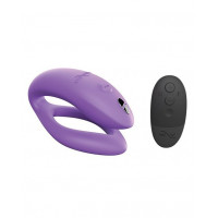 Смарт - Вібратор для пари WE-VIBE SYNC O LIGHT, фіолетовий