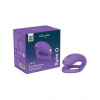 Смарт - Вібратор для пари WE-VIBE SYNC O LIGHT, фіолетовий
