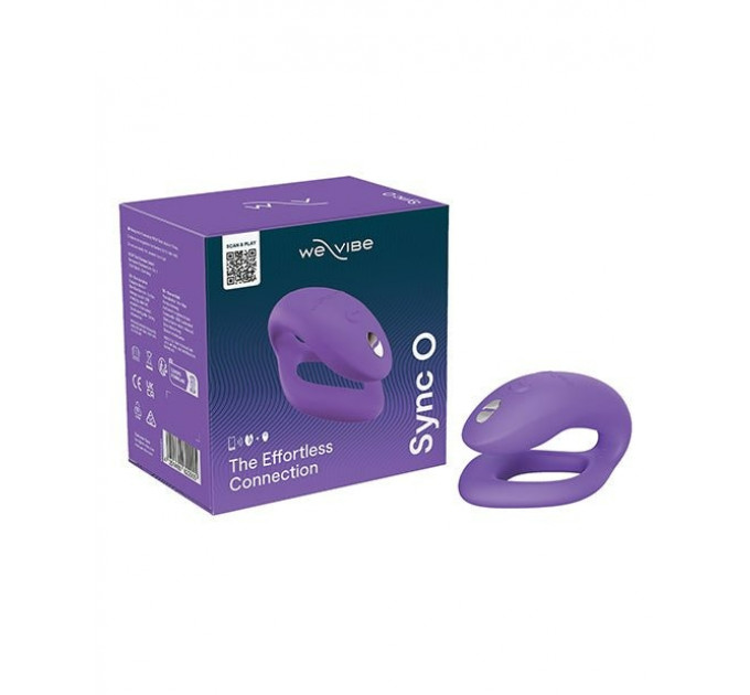 Смарт - Вибратор для пары WE-VIBE SYNC O LIGHT, фиолетовый