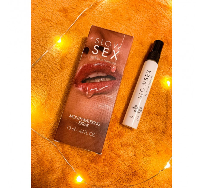 Спрей для усиления слюноотделения на водной основе MOUTHWATERING SPRAY Slow Sex by Bijoux Indiscrets