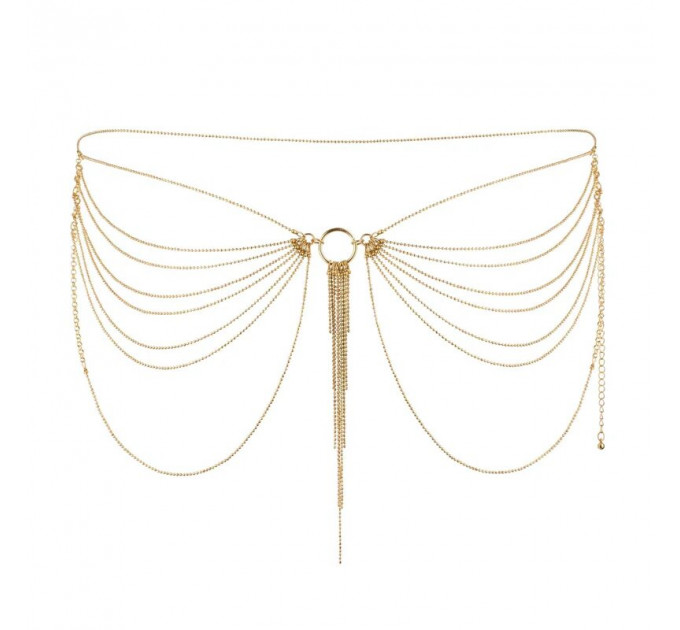 Цепочка трусики или лиф Bijoux Indiscrets MAGNIFIQUE Waist Chain - Gold, украшение на тело