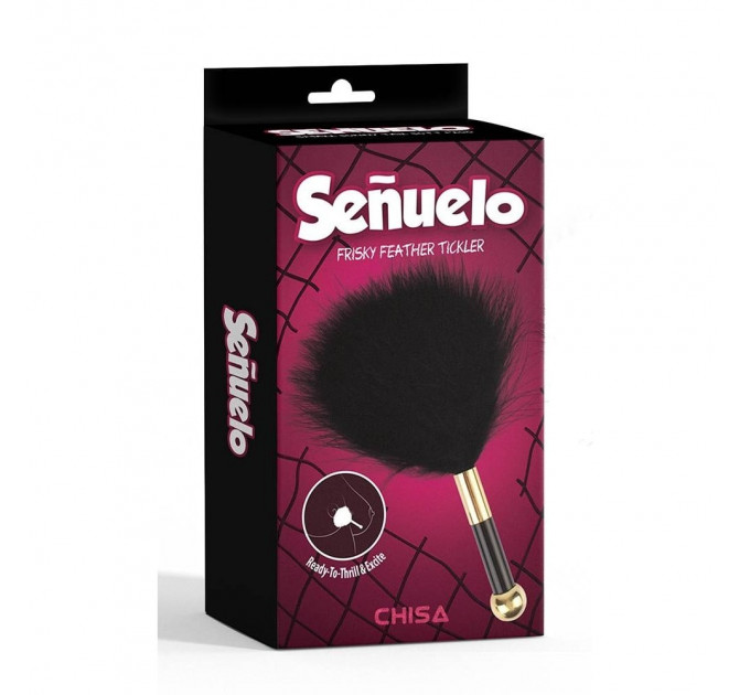 Тиклер на короткой ручке Chisa Senuelo, черный, 15 см