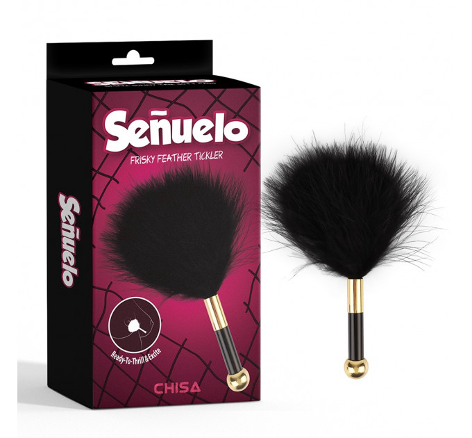Тиклер на короткой ручке Chisa Senuelo, черный, 15 см