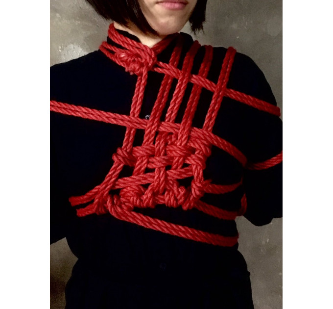 Веревка для бондажа и шибари Chisa Behave! Bing Love Rope, красная