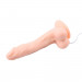 Вибратор реалистичный на присоске Chisa Ballsy Super Cock, бежевый, 22 х 3.6 см